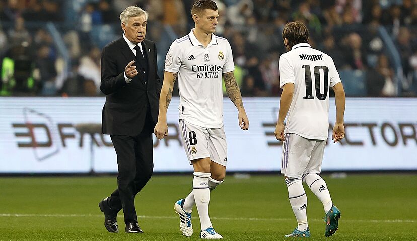 Ancelotti quiere las renovaciones de Kroos y Modric